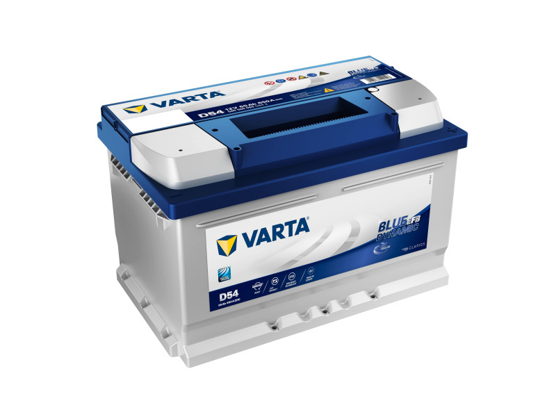 Acumulator auto Varta 12V 65Ah Blue Dynamic EFB Start Stop D54 Varta 12V 65Ah EFB Start Stop